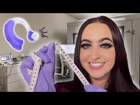 [ASMR] Your Hearing Aid Consultation 🦻🏼 | Measuring/Molding | Soft Spoken