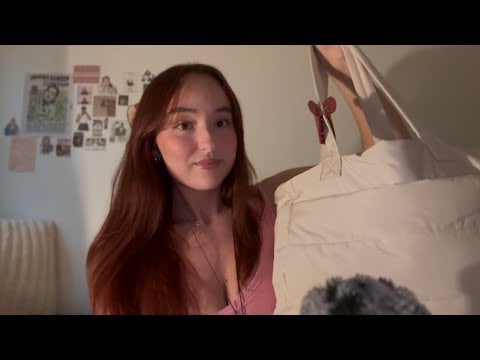 asmr what’s in my school bag  🏫 whisper ramble, tapping