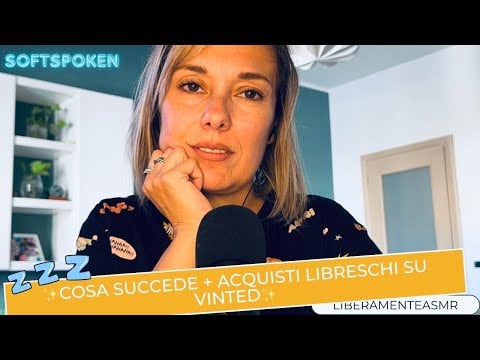 Asmr ita Softspoken ✨Cosa sta succedendo + alcuni acquisti Vinted✨ #papersounds 