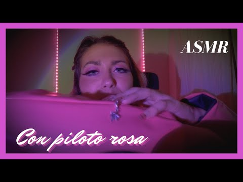 ASMR impredecible con piloto rosa ☂️ (Tingly sounds)