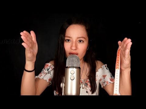 ASMR Español | TE TOMO MEDIDAS PARA TU VESTIDO | MEASURING YOU