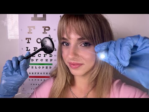 ASMR Eye Exam (Soft Spoken)💡🎀