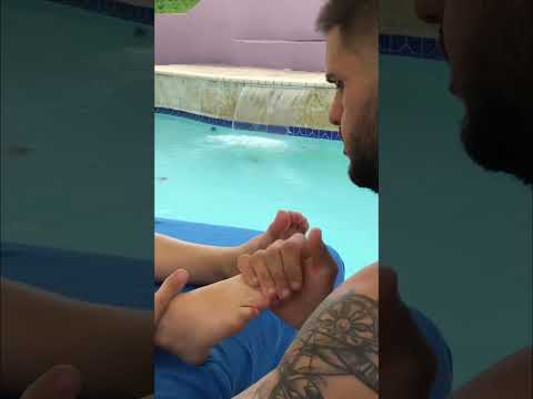 Relaxing Poolside Foot Massage | Ultimate Chill Vibes!