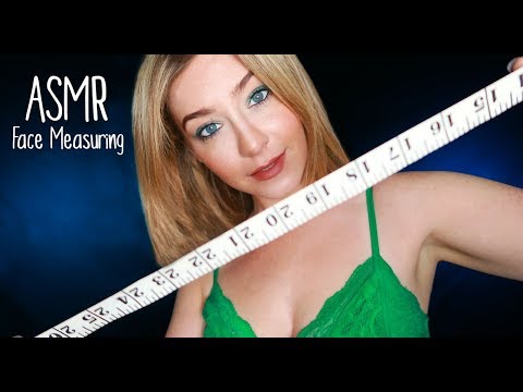 ASMR MEASURING FOR YOUR NEW FACE 📏  | Whispered, Close Up, Measuring