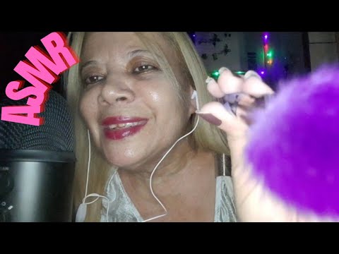 ASMR :  Pincel na tela com Blue yeti.😴💤