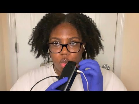 Asmr | Tingly Tascam Mouth Sounds and Mic Cupping with Gloves 🧤