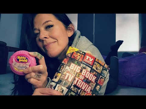 ASMR- 90's TV Trivia 📺 W/ Light Gum Chewing