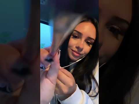 asmr brushing and mouth sounds🖌️ #asmr #lowqualityasmr #sleepy #asmrvideo #asmrbrushing