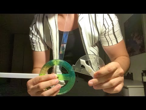 ASMR physical therapist measures your range of motion (but all your joints move a 100 degrees)