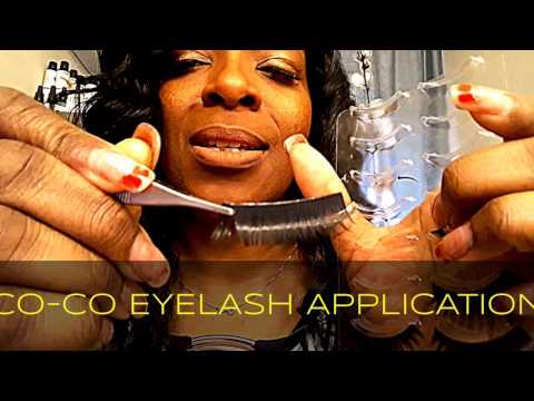 ASMR MAKEUP ROLE PLAY - EYELASH APPLICATION ~ LASH FACTOR