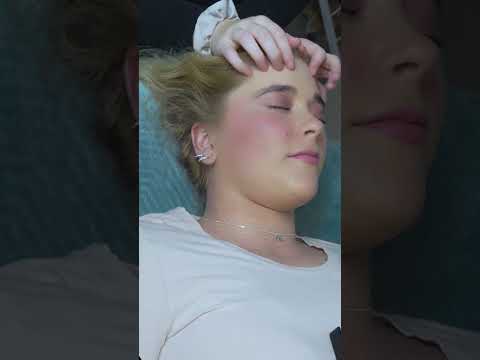 asmr scalp treatment on a real person
