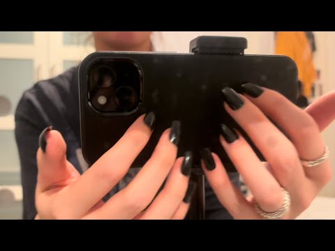 ASMR Tapping & Scratching on my new iPhone | camera tapping | Tingly case | no talking