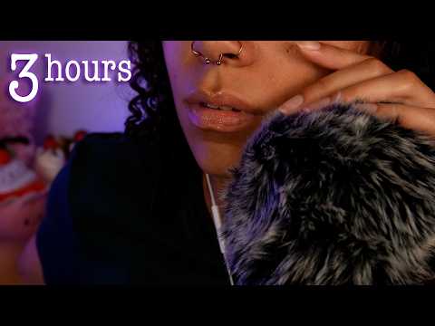 3.5 HOURS | Inaudible Whispers (& wet mouth sounds) For Intense Sleep (perfect background asmr)