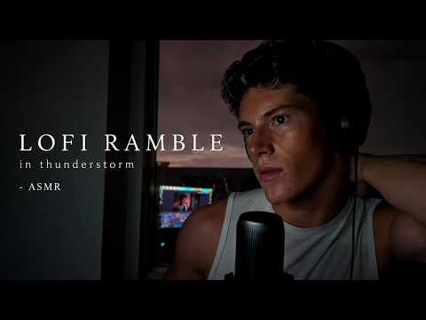 Lofi rabmle in thunderstorm - ASMR