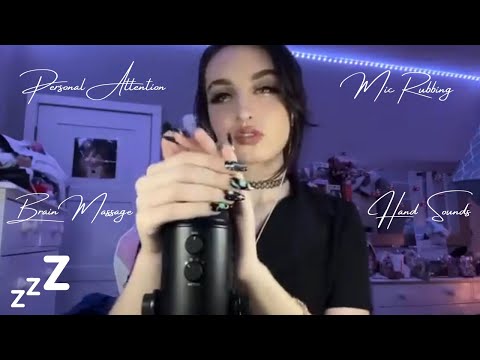 Beebee ASMR Mic Rubbing w/o Cover | Personal Attention, Mouth Sounds, Brain Massage, Gripping