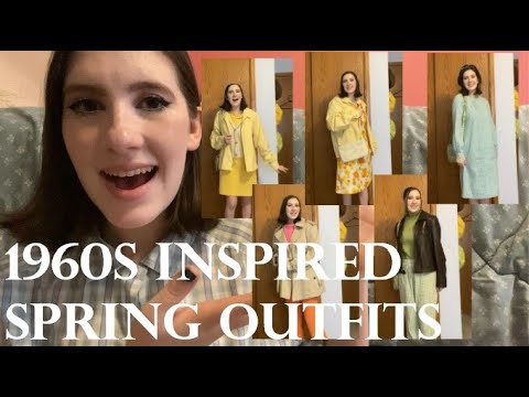 {ASMR} 1960's Inspired Spring Outfits