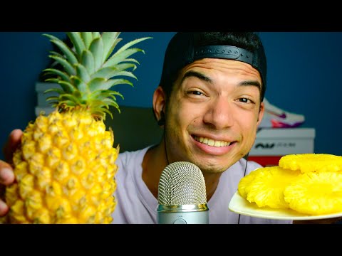 ASMR Calendrier de l'avent 20/25 : Dégustation d'ananas Victoria 🍍