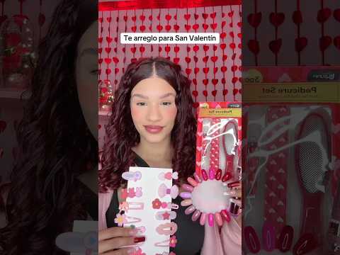 ASMR Te arreglo para San Valentín 💝 #asmrvalentines #sanvalentin #asmrmakeover #asmrmakeup #asmr