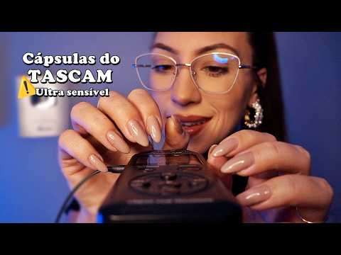 ASMR para Arrepiar, Ultra sensível nas Cápsulas do TASCAM (impossível não dormir - inaudível)