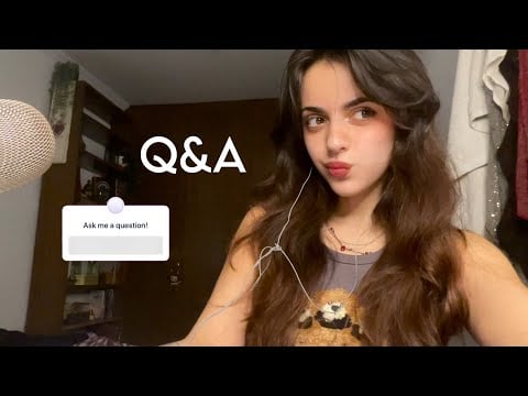 ASMR | Respondiendo vuestras preguntas ⭐️ (Q&A+Chicle)