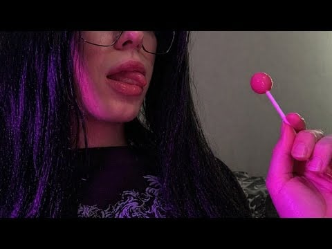 ASMR~LOLLIPOP LICKING [NO TALKING]🍭