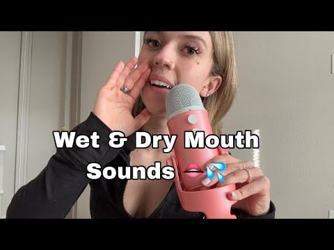 ASMR| Fast & Slow Mouth Sounds + Body Triggers/Fabric Scratching! 