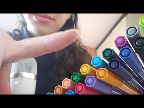 ASMR - Learn Colors in Arabic with me - Color Lesson - lofi soft spoken