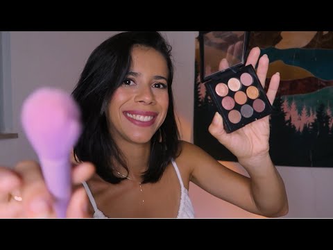 ASMR | AMIGA FAZ A SUA MAKE | Durma em 3 minutos!