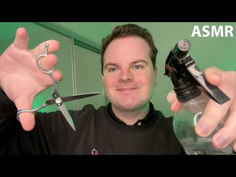 FAST & AGGRESSIVE ASMR Haircut & Style *MAJOR TINGLES guaranteed*