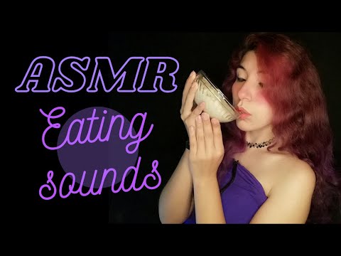 ASMR ❤️ MUCHA BABITA Y SONIDITOS DE BOCA EATING SOUNDS ❤️