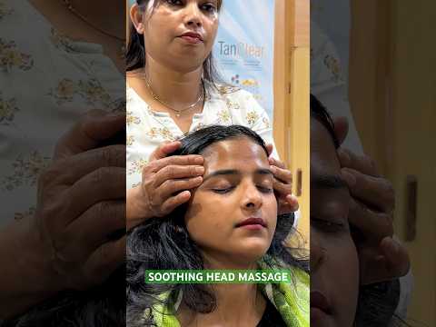 ASMR Seep Massage || RIYANA GETTING SOOTHING HEAD MASSAGE || No Talking #shorts #asmr