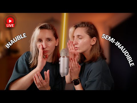 ASMR FR | 🔴 Inaudible VS Semi-Inaudible (Qu'est-ce que tu préfères ?)