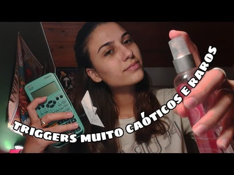ASMR COM TRIGGERS QUE VC NUNCA VIU💕