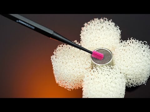 ASMR 참 꽃같네🌼ㅣ수세미를 마이크에 끼우면ㅣ고인물 팅글ㅣ잠오는 소리