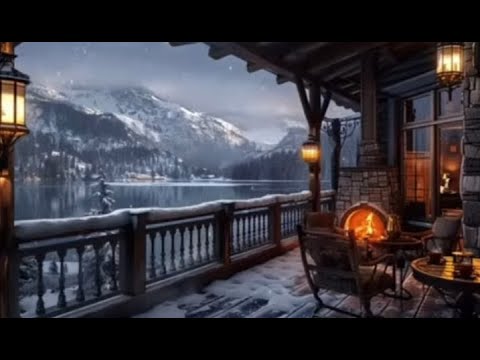 Cozy Relaxing Sounds of Soothing Jazz Music Winter Ambience