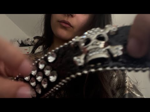 ASMR all types of triggers ⋆˚࿔ (air tracing, belt tapping/scratching, hand movements)
