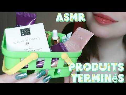 {ASMR PRODUITS TERMINÉS} échantillons soins et maquillage