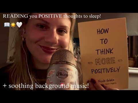 affirmations for positive thinking ASMR (asmr with background music) 