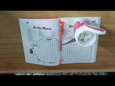 ASMR Chewing Watermelon Gum & Doing A Word Search “In The Money” 😲IN LESS THAN 8 MINUTES😲
