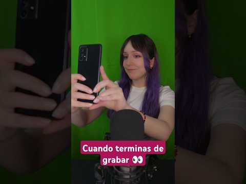 ⭐POV: Lo que realmente pasa después de grabar ASMR 🤫 (eres mi cámara)