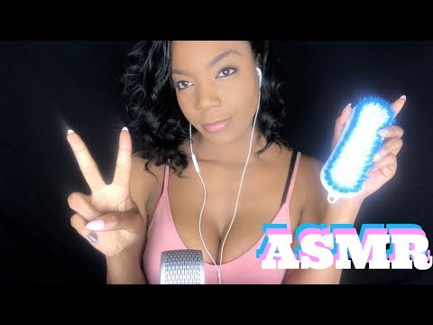 ASMR Brush Sounds | Rubbing Scrubber Bristles | Intense Tingles | Brain Massage