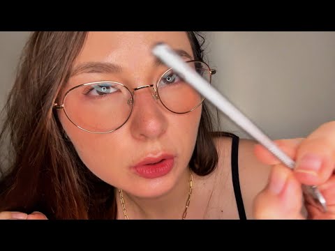 ASMR tracing your face and examining it closely 🙂