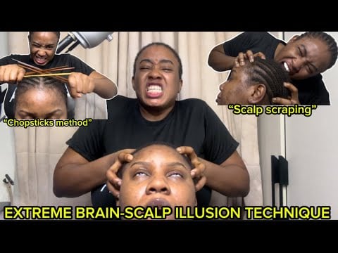 ASMR :FAST &AGGRESSIVE BRAIN ON CLOUD 9-SCULPTURE SCALP SCRAPING,CHOPSTICKS TECHNIQUE, HEAD SCRATCH 