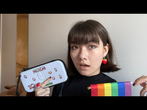 My first ASMR video in English 💗🍓 | 英語 音フェチ