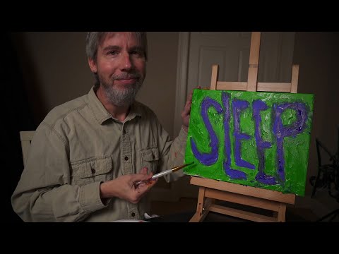 Painting Until You Fall Asleep ASMR