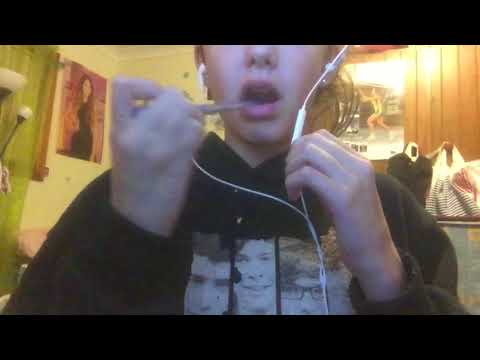 Pen chewing/my first ASMR