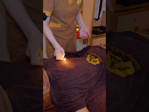 ASMR: Incredible Vietnamese FIRE Massage 🔥 So HOT! #shorts
