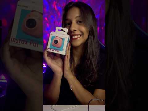 Unboxing da minha câmera nova Instax Pal ASMR #asmrvideo #relax #asmr #instax #viralvideos