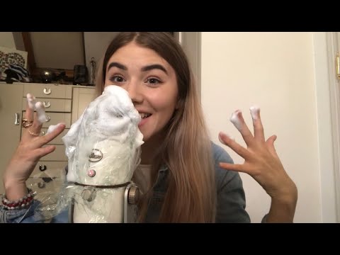 ASMR- Ich fülle deine Ohren mit Schaum 🧚‍♀️😴 [Crunchy, foamy- ASMR Deutsch/German]