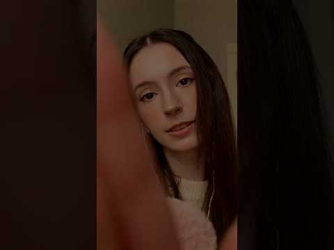 ASMR gently touching your face💕 #asmrpersonalattention #whisperedasmr #asmrforsleep #sleepaid